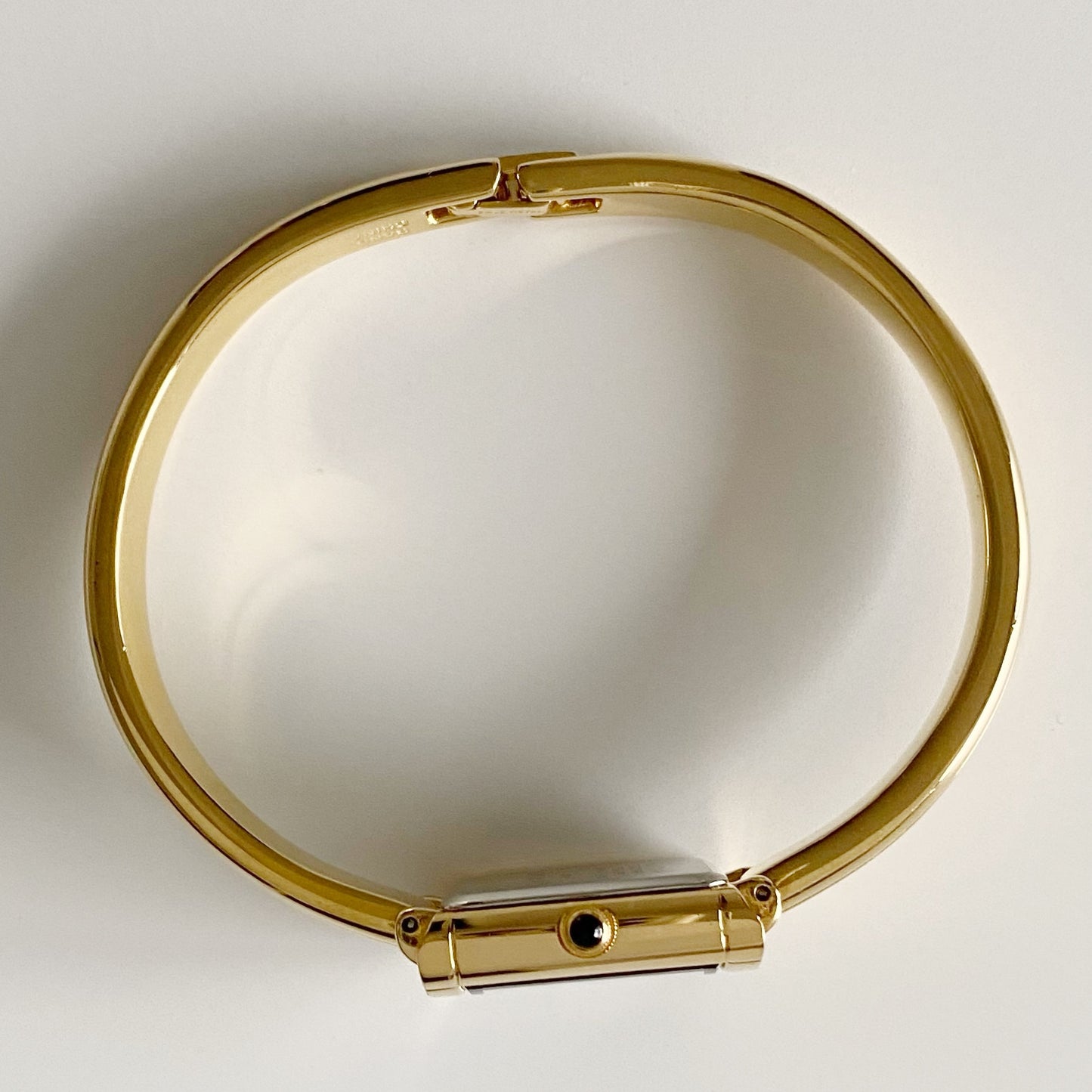 Yves Saint Laurent 1990s Gold Plated Bangle Watch