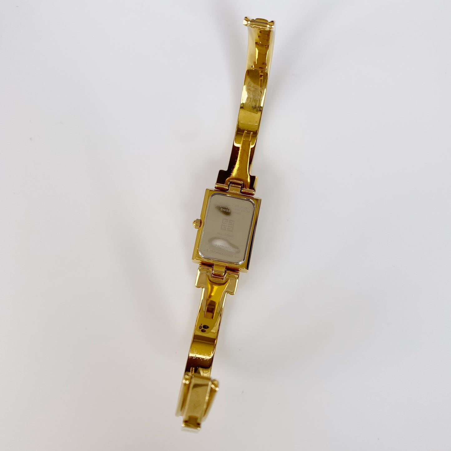 Givenchy 1990s Gold Plated Bangle Watch