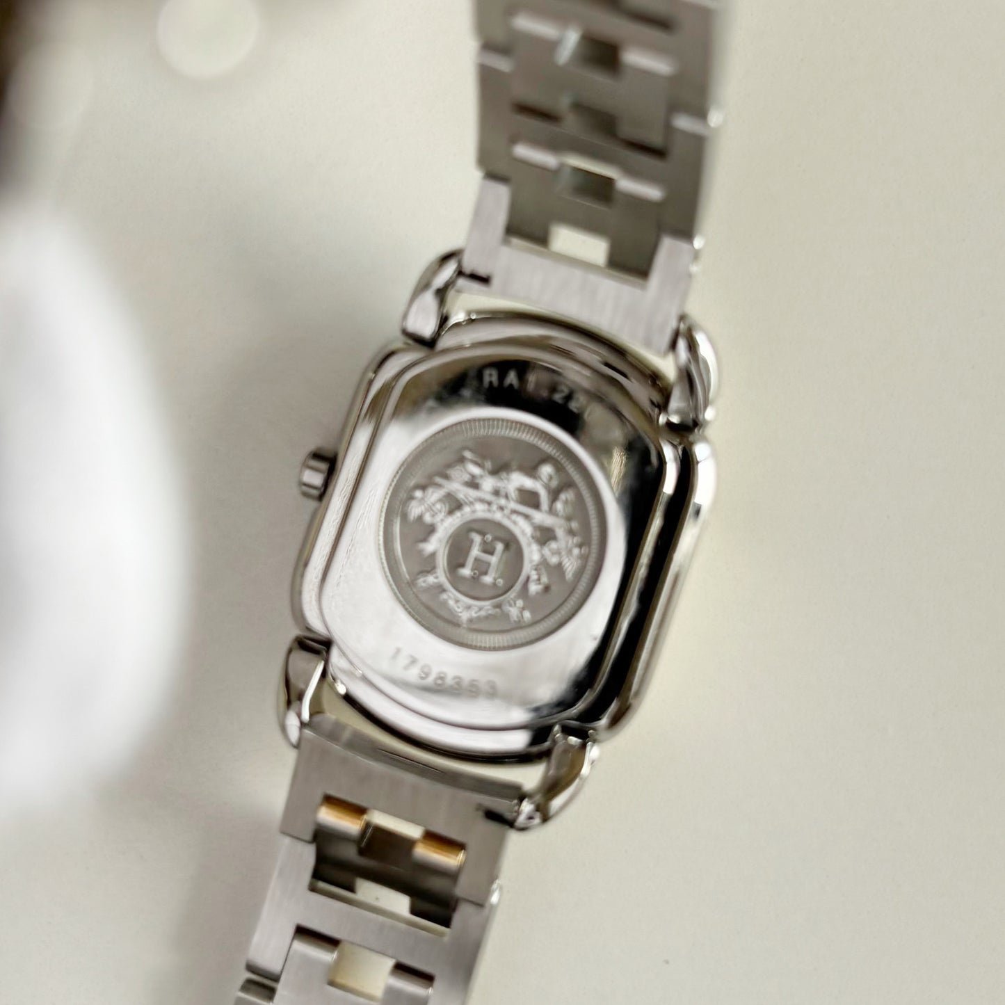 Hermes 1990s Rallye Two Tone Watch