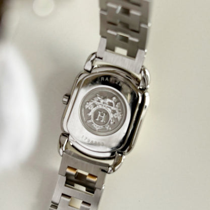 Hermes 1990s Rallye Two Tone Watch