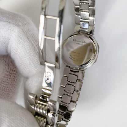 Dior 1990s Octagon Silver Watch