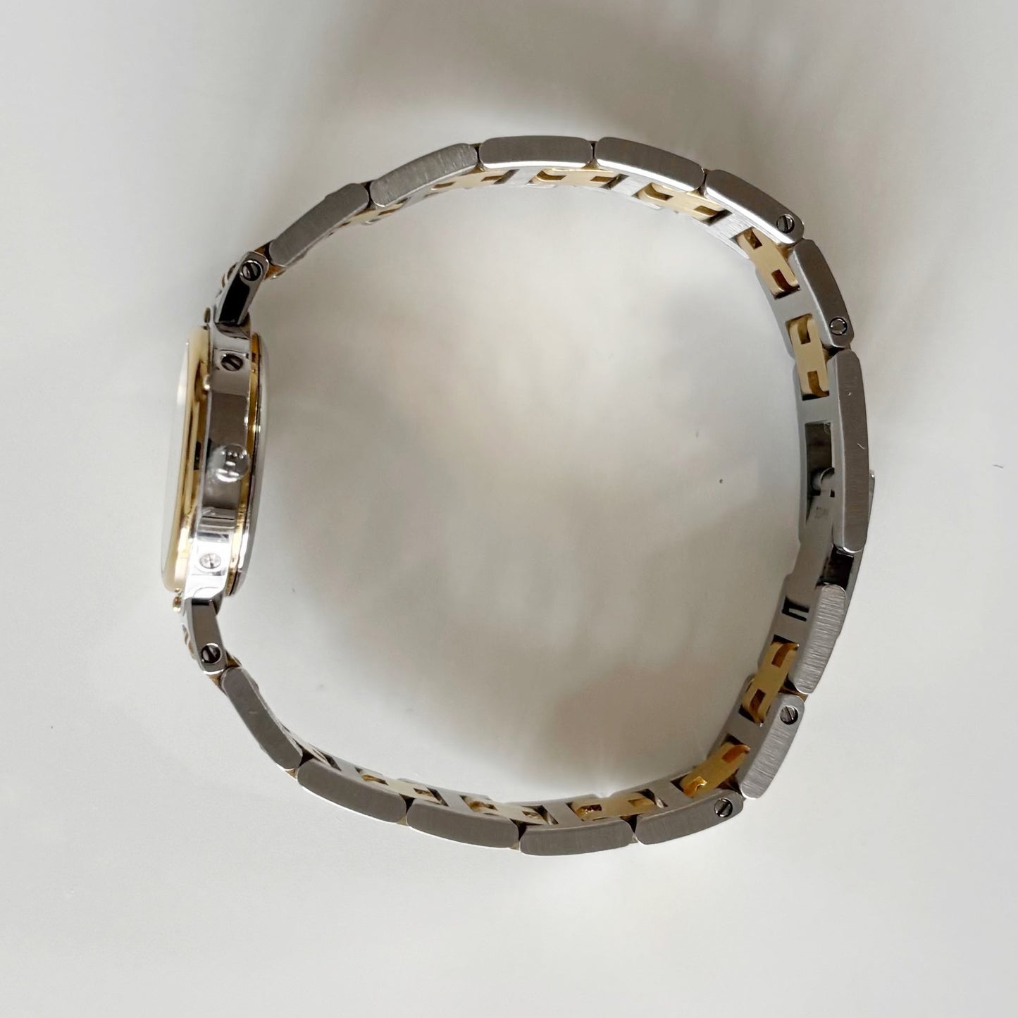 Hermes 1990s Clipper Date Two Tone Watch