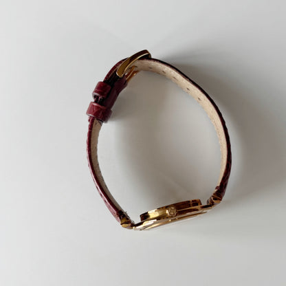Celine Early 2000s  Round Dial Gold Plated Watch