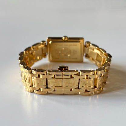 Fendi 1990s Tank Gold Plated Watch Limited Edition (only 2,500 pieces made)