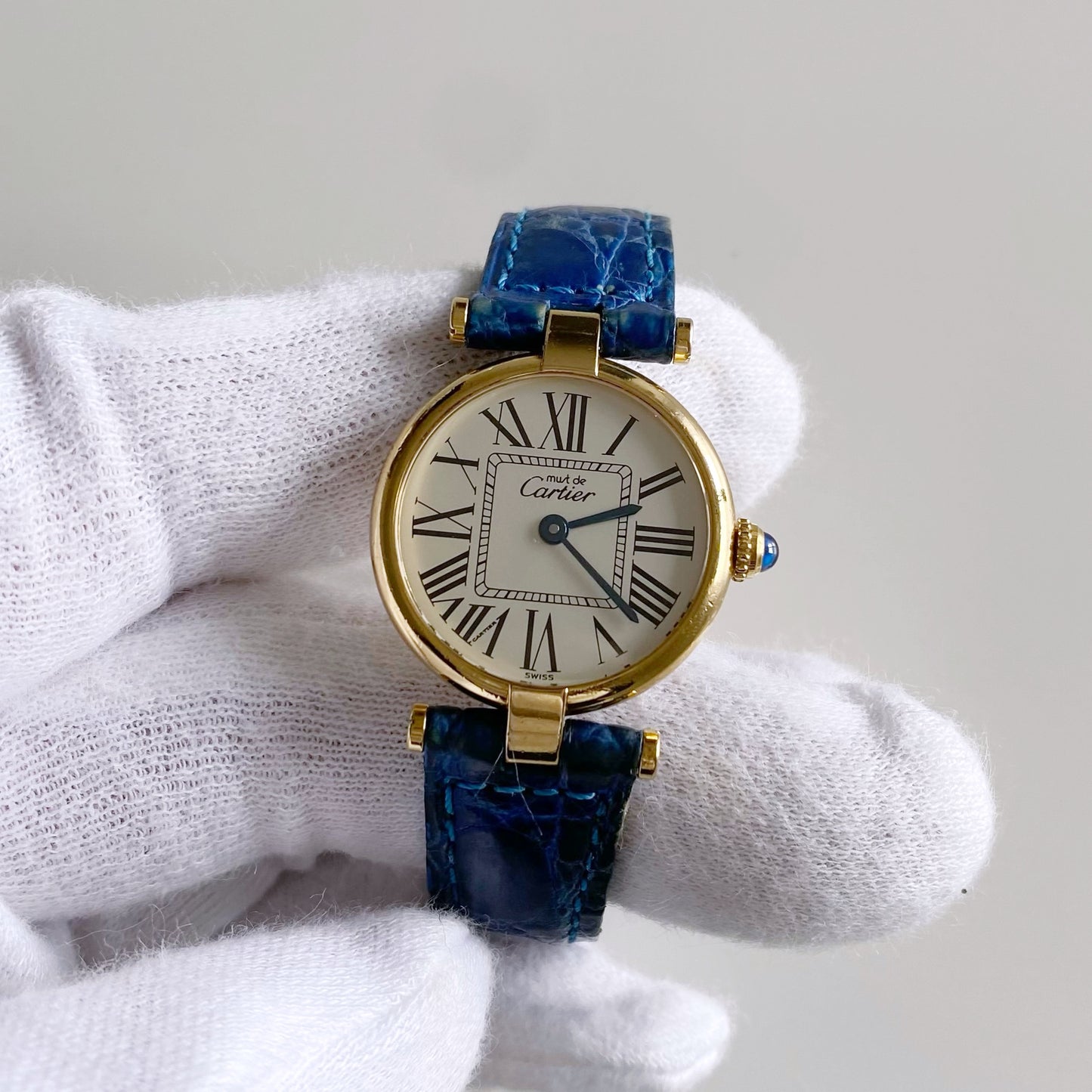 Cartier 1990s Must de Vendome Opaline Watch (SM)
