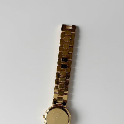 Dior 1990s Octagon Dial Gold Plated Watch