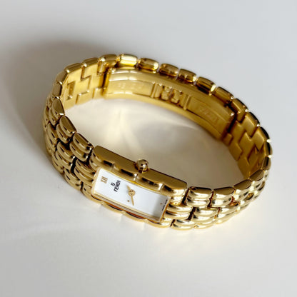 Fendi 1990s Gold Plated Watch