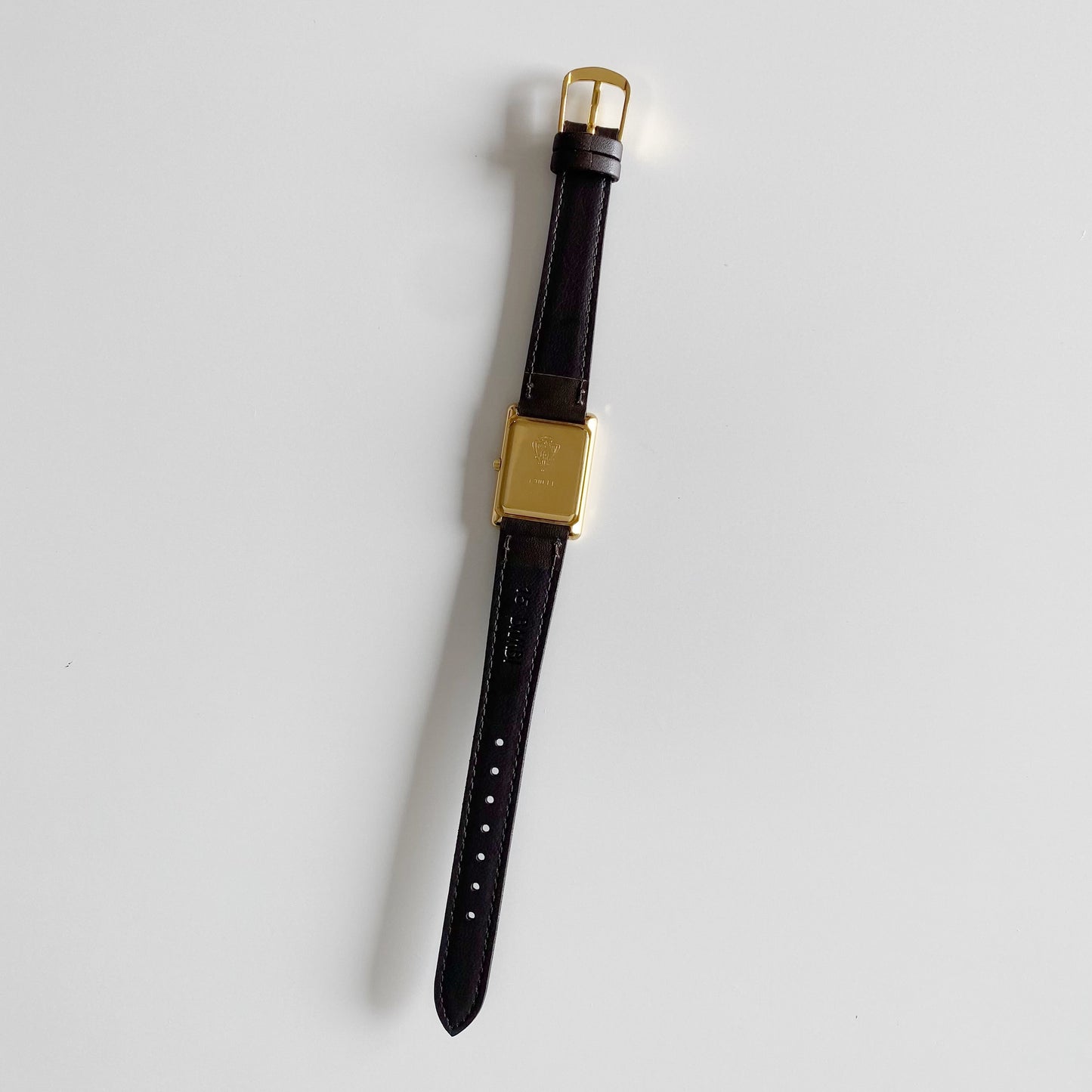 Gucci 1990s Gold Dial Tank Watch