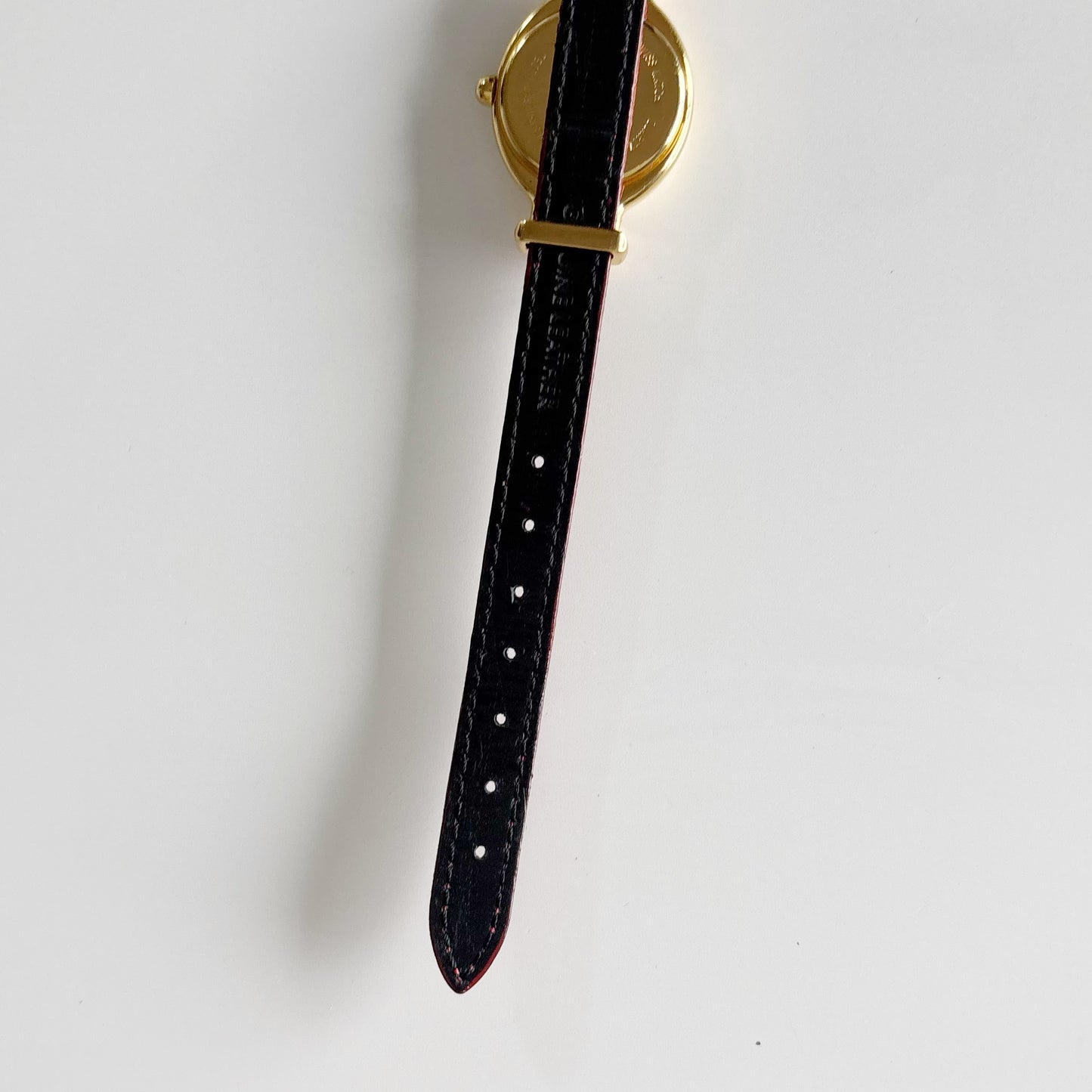 Fendi 1990s Interchangeable Strap Gold Plated Watch with 5 straps, case