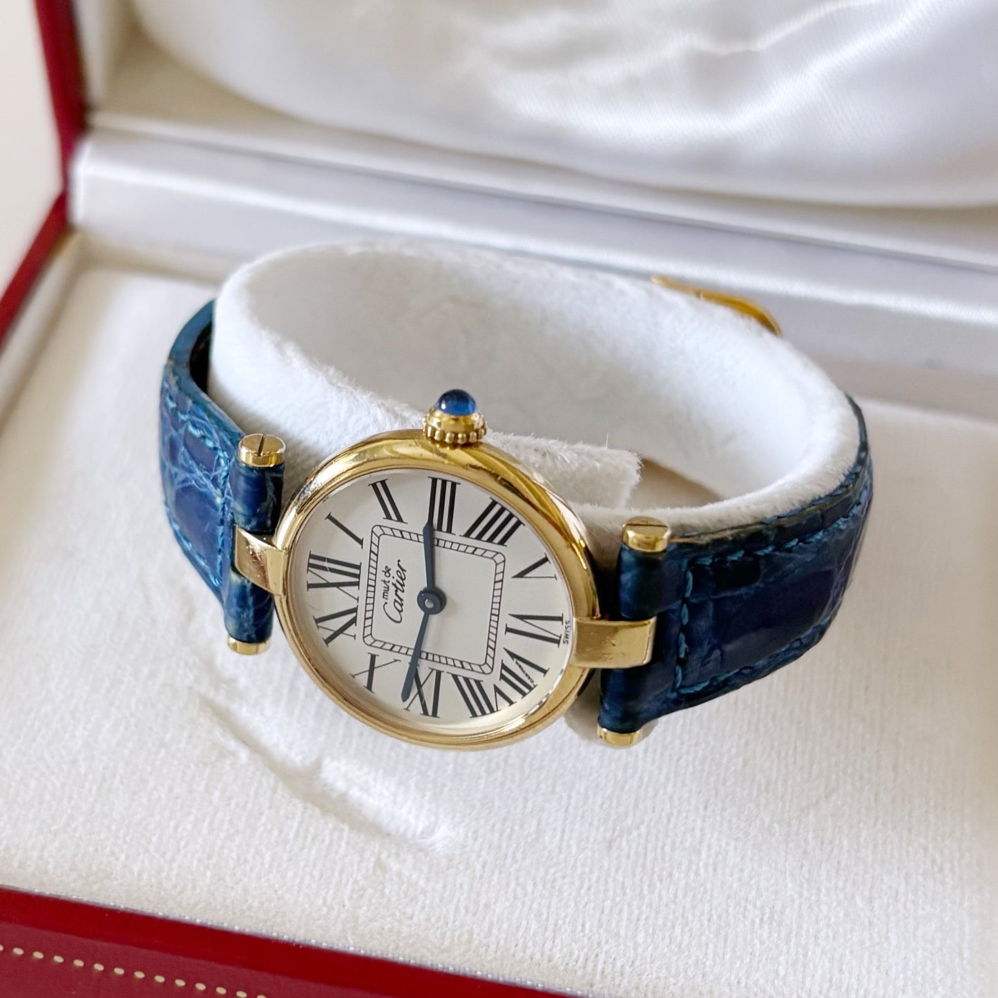 Cartier 1990s Must de Vendome Opaline Watch (SM)