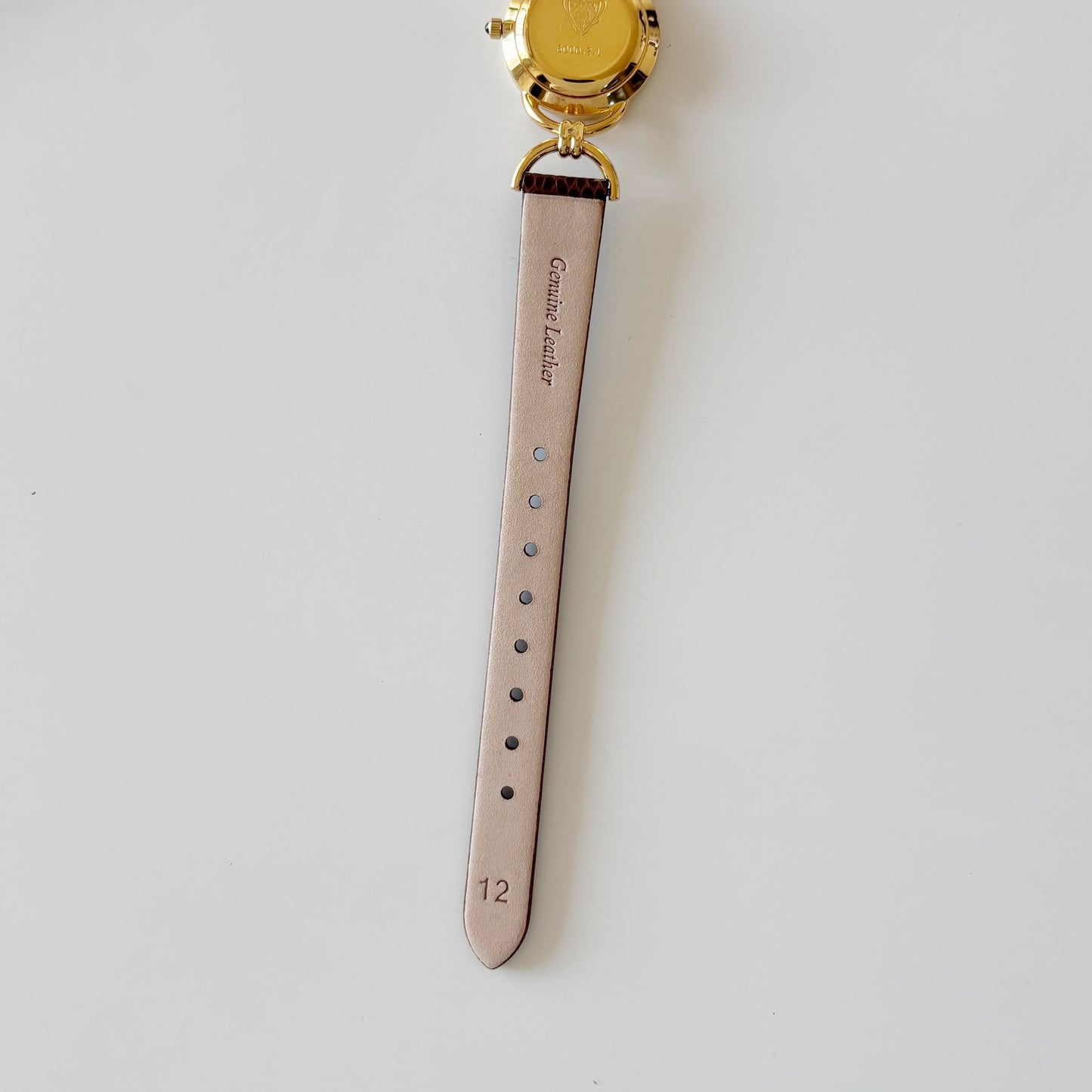 Gucci 1990s Gold Dial Gold Plated Horsebit Watch
