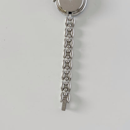 Gucci 1990s Interchangeable Bezel Stainless steel Watch with 6 bezels, case (160mm)