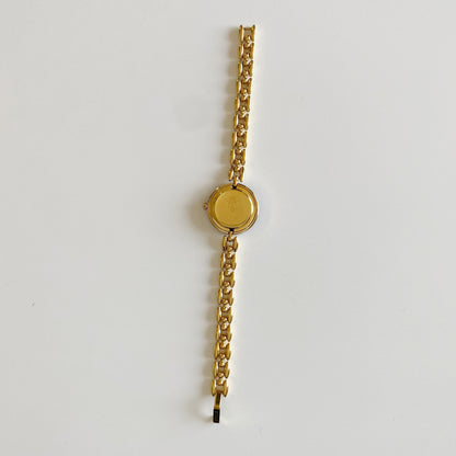 Gucci 1990s Interchangeable Bezel Gold Plated Watch with 6 bezels, case (178mm)
