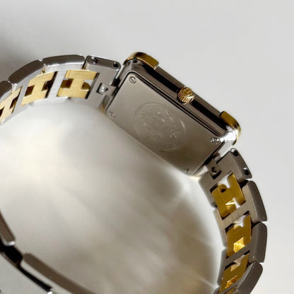 Hermes 1990s Croisier Two Tone Watch