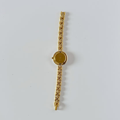 Gucci 1990s Interchangeable Bezel Gold Plated Watch with 6 bezels, case (160mm)