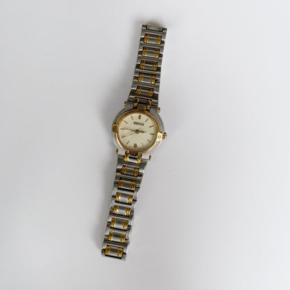 Gucci 1990s Date Two Tone Watch