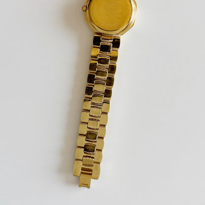 Dior 1990s Octagon Gold Plated Watch