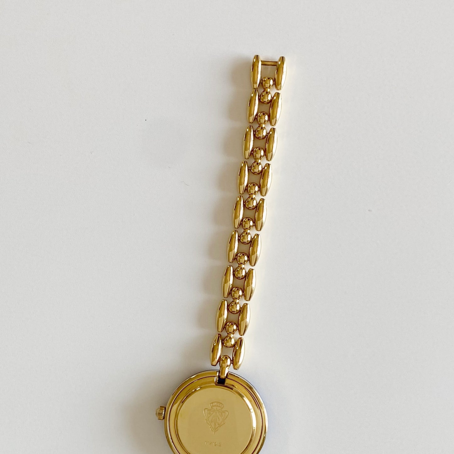 Gucci 1990s Interchangeable Bezel Gold Plated Watch with 6 bezels, case (178mm)