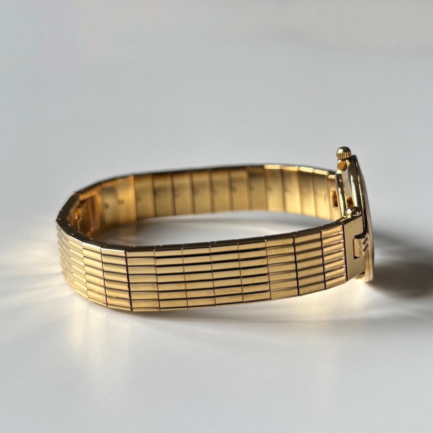 Dior 1990s Round Dial Gold Plated Watch