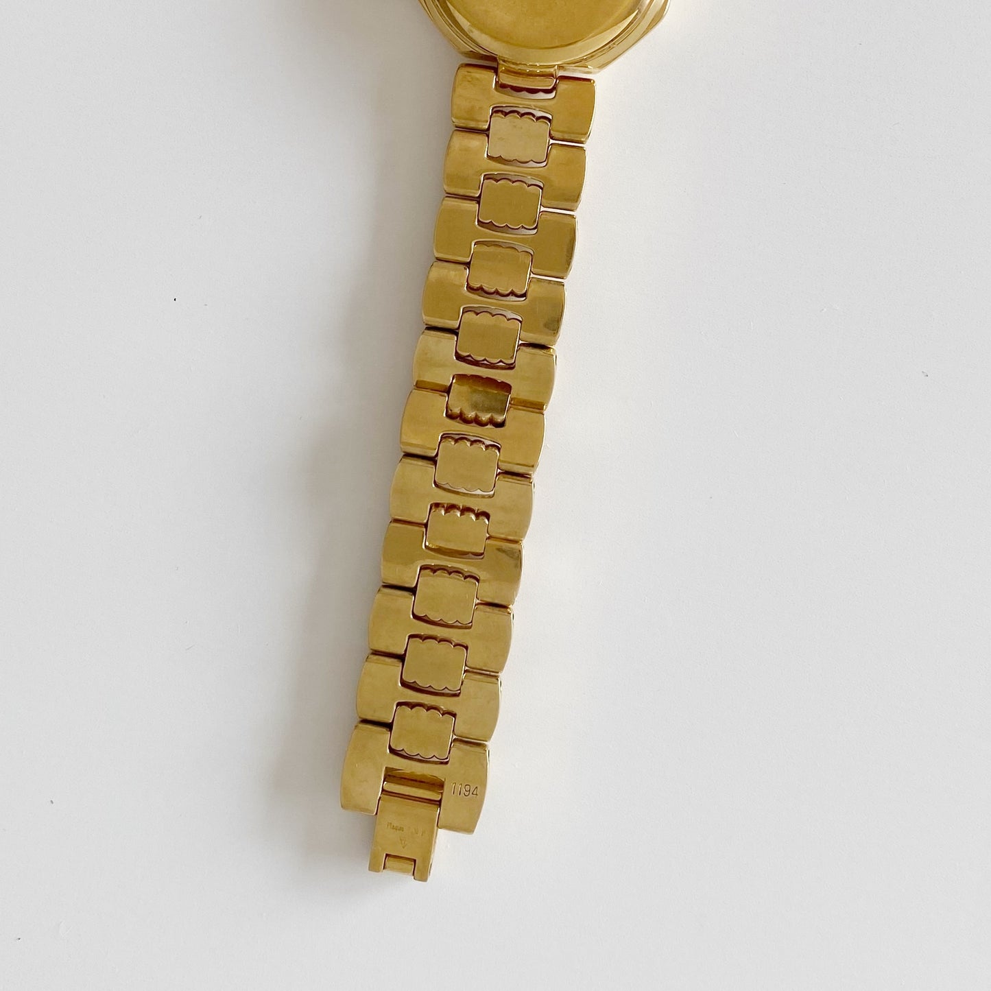 Dior 1990s Octagon Gold Plated Watch