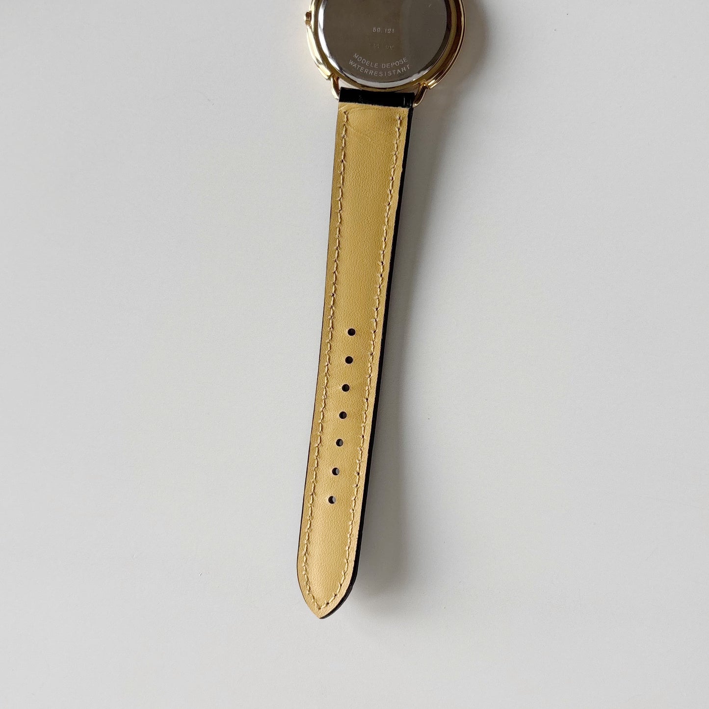 Dior 1990s CD Logo Round Dial Gold Plated Watch (Large)