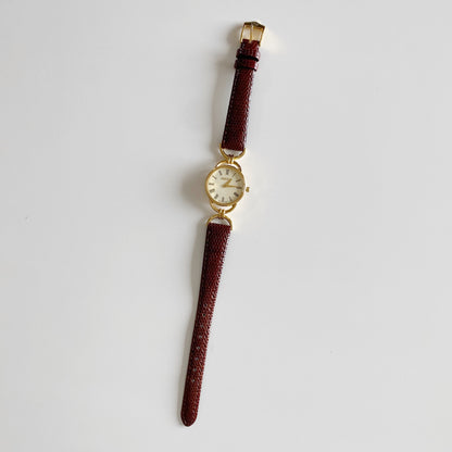 Gucci 1990s Gold Plated Horsebit Watch