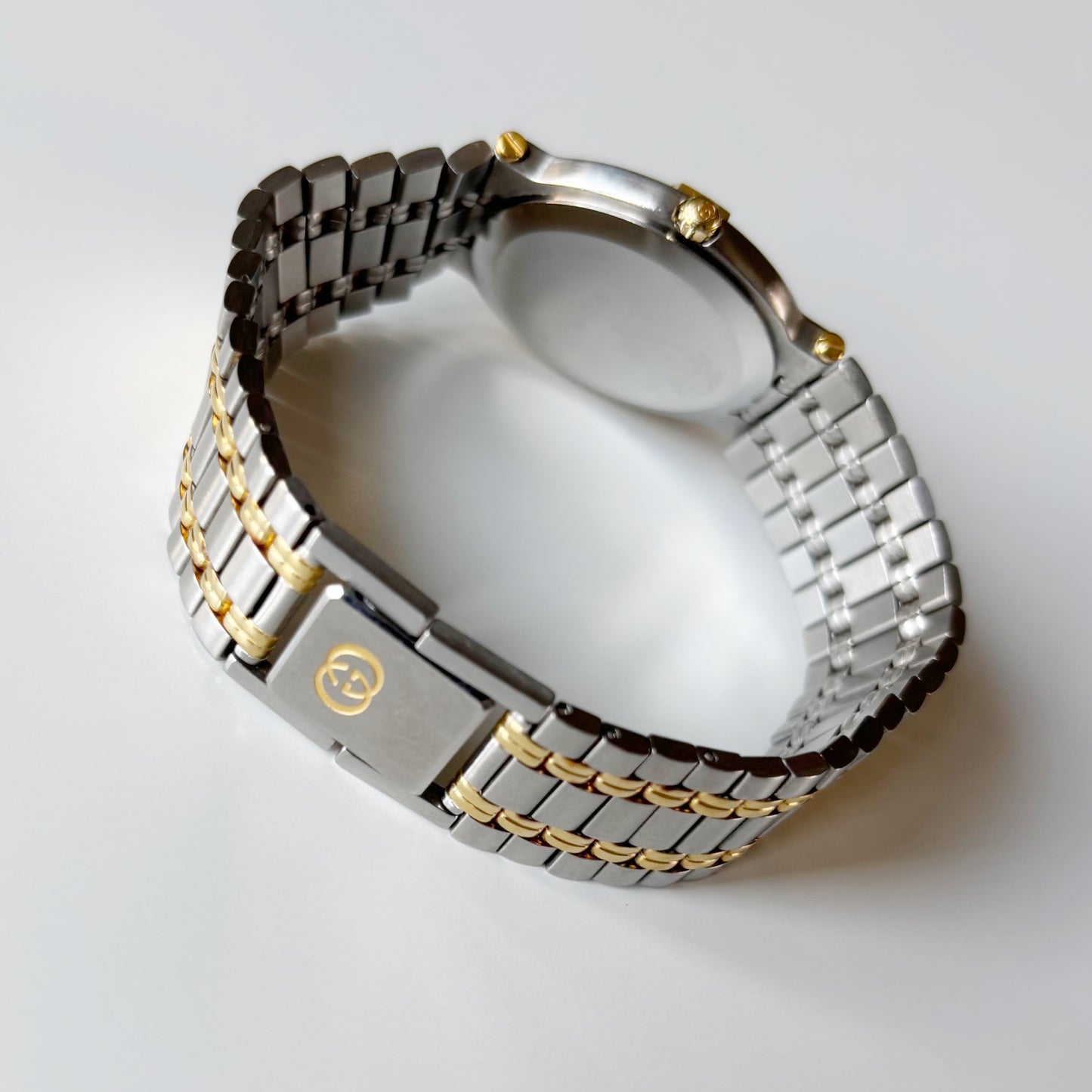 Gucci 1990s Date Round Dial Two Tone (Large)