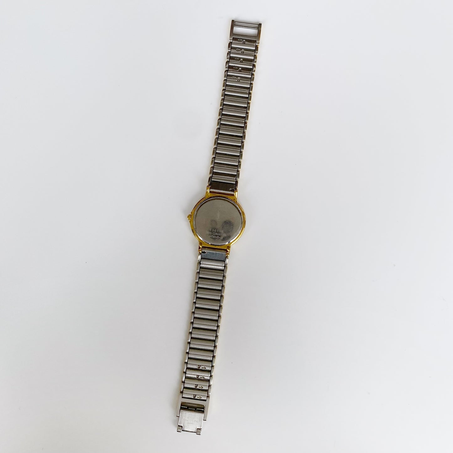 Yves Saint Laurent 1990s Round Two Tone Watch