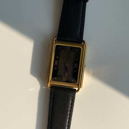 Dior 1990s Gold Plated Tank Watch (Large)