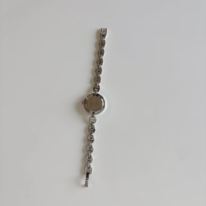 Gucci 1990s Interchangeable Bezel Stainless steel Chain Watch with 6 bezels, case (165mm)