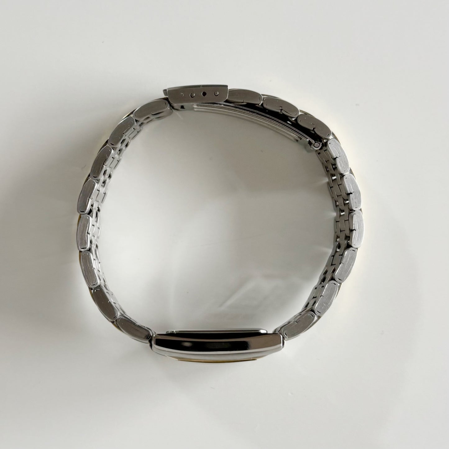 Givenchy 1990s Tank Two Tone Watch