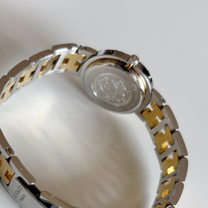 Hermes 1990s Clipper Two Tone Watch