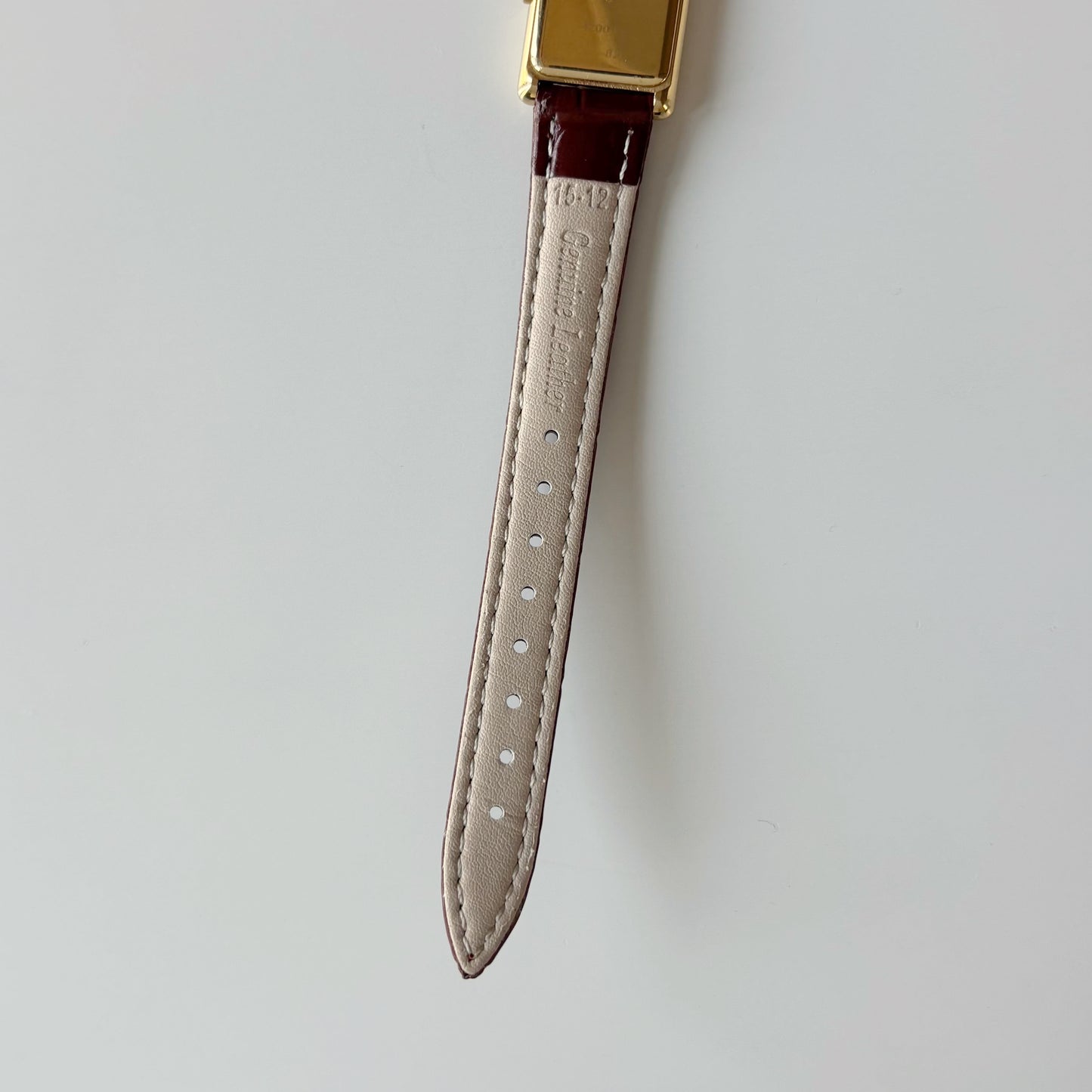 Gucci 1990s Tank Gold Plated Watch