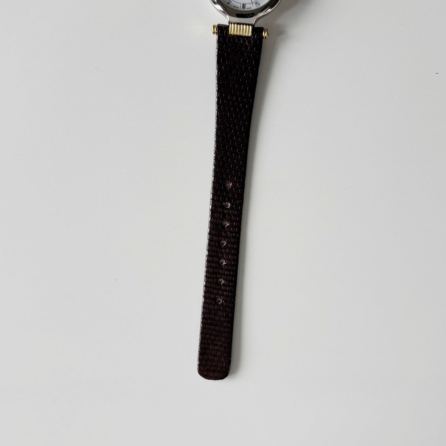 Dior 1990s Round Dial Two Tone Watch