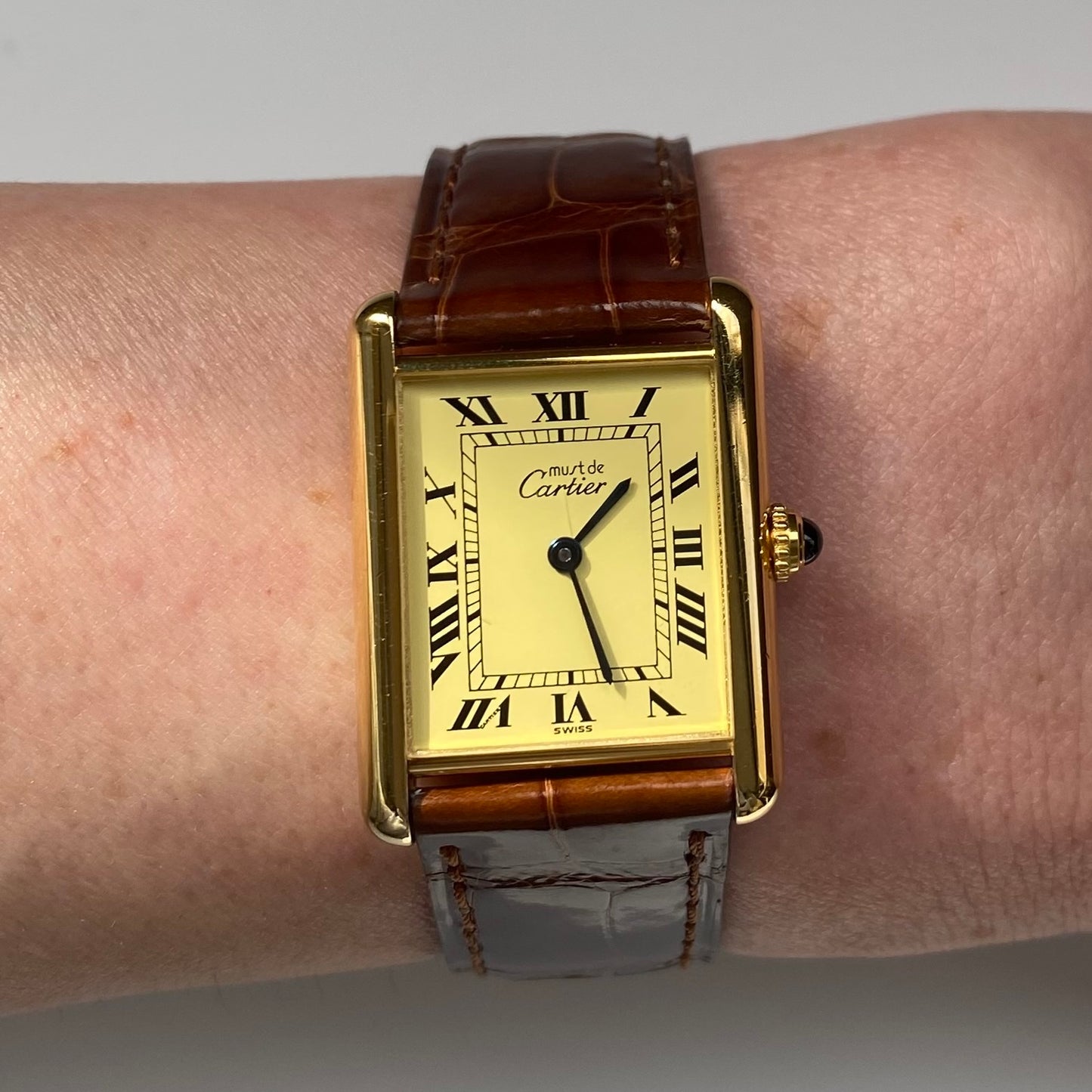 Cartier 1990s Must de Tank Watch (LM)