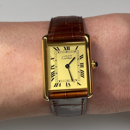 Cartier 1990s Must de Tank Watch (LM)