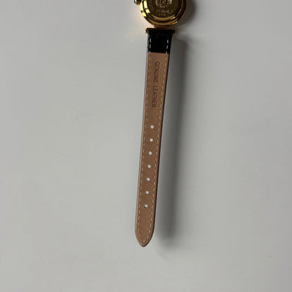 Fendi 1990s Seashell Dial Gold Plated Watch