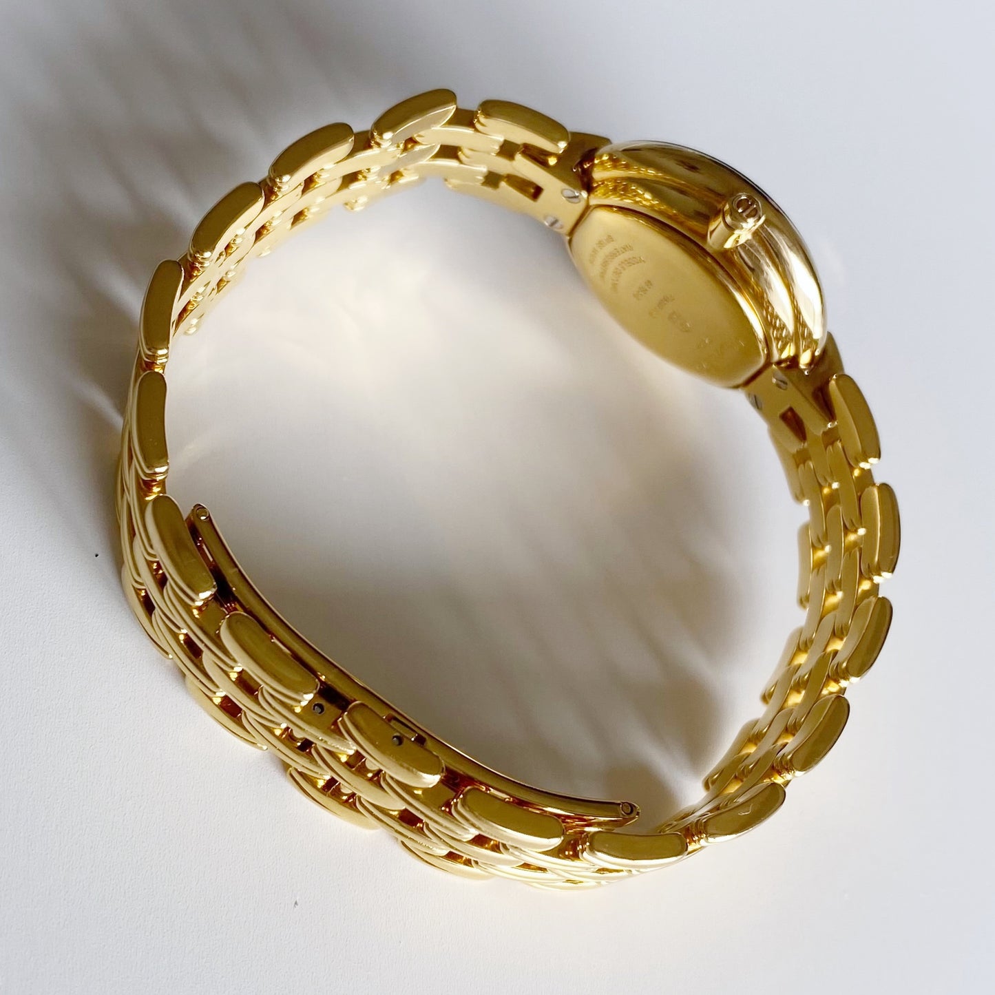 Dior 1990s Bagheera Gold Plated Round Watch