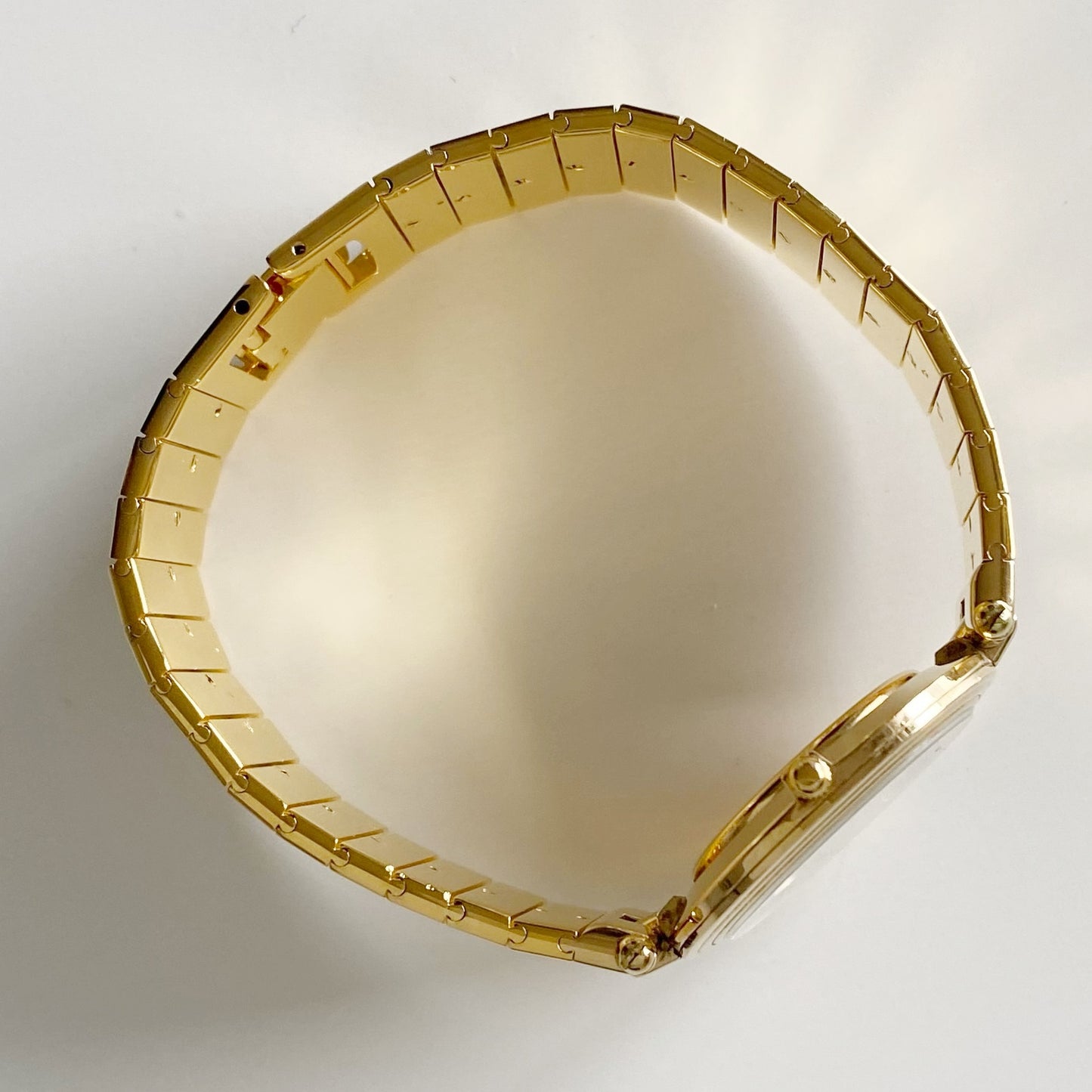 Dior 1990s Round Dial Gold Plated Watch (Large)