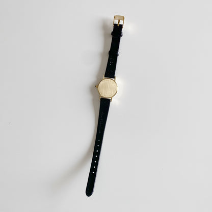 Tiffany 1990s 14K Solid Gold Round Watch