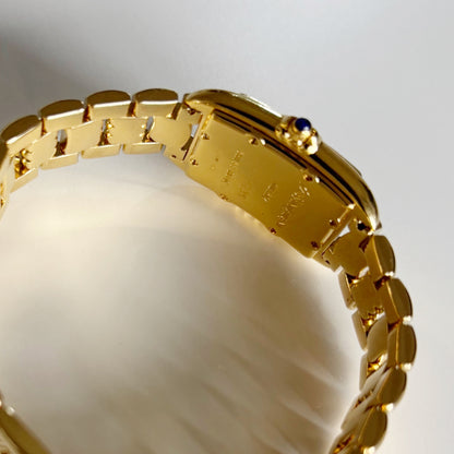 Yves Saint Laurent 1990s Tank Gold Plated Watch