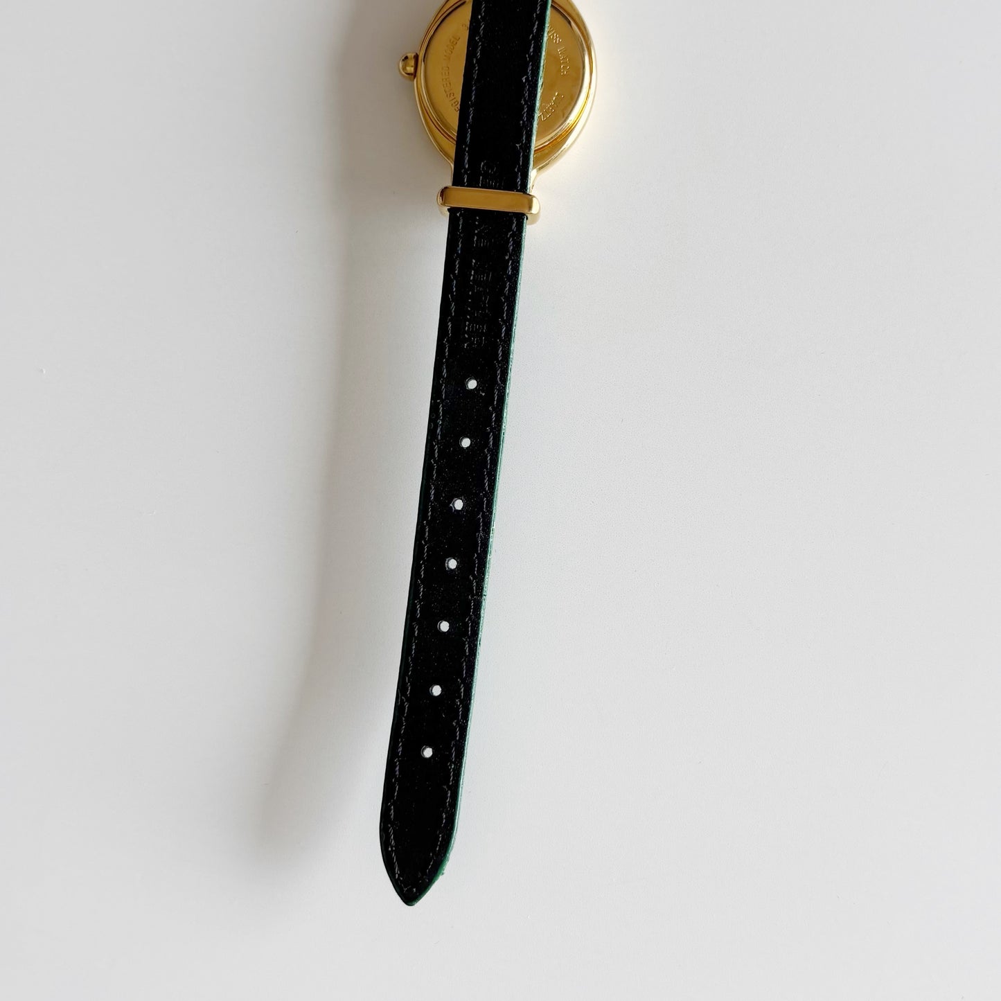 Fendi 1990s Interchangeable Belt Gold Plated Watch with 5 belts, case