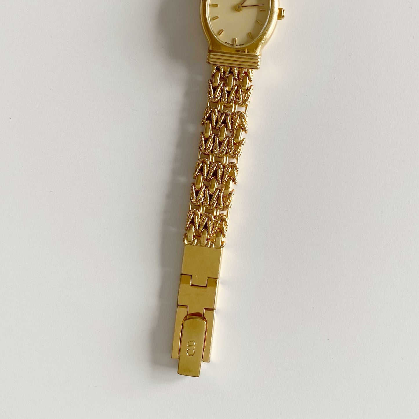 Dior 1990s Gold Plated Watch