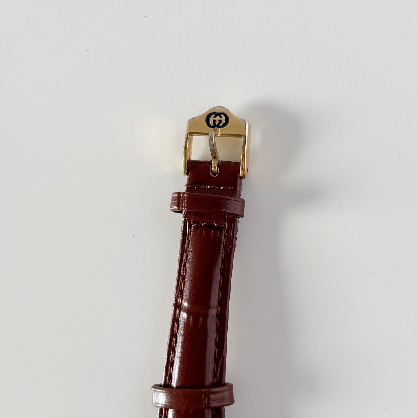 Gucci 1990s Tank Gold Plated Watch