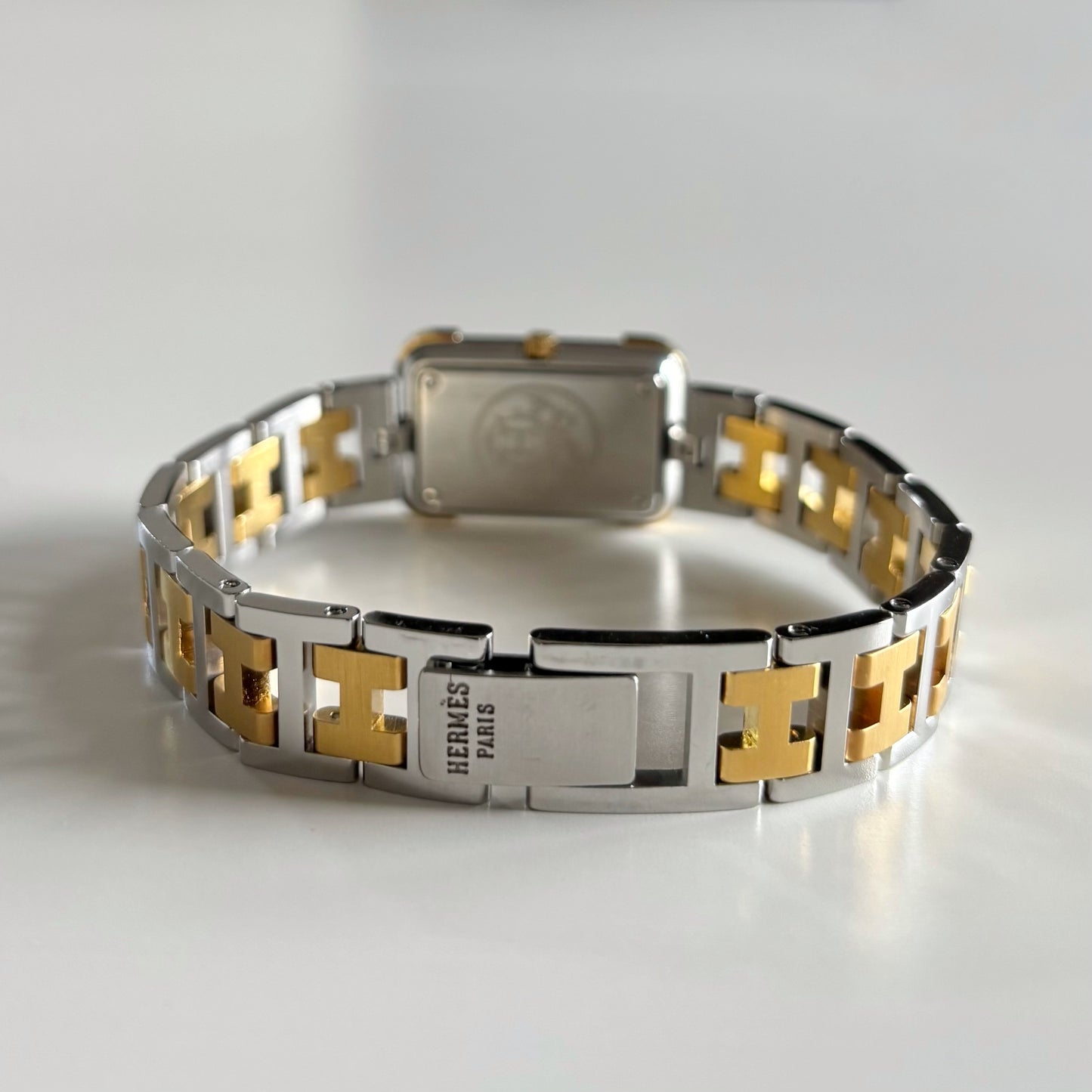 Hermes 1990s Croisier Two Tone Watch