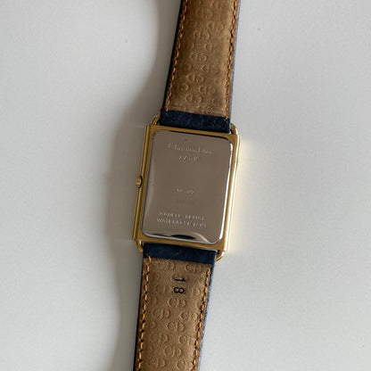 Dior 1990s CD Logo Tank Watch (Large)