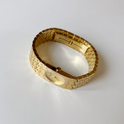Dior Early 2000s Misss Dior Oval Dial Gold Plated Watch