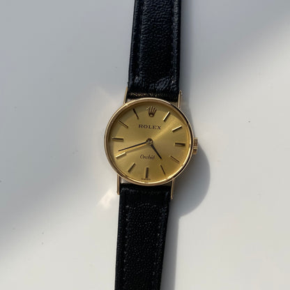 Rolex 1975 Orchid 18K Case Manual Wind Watch
