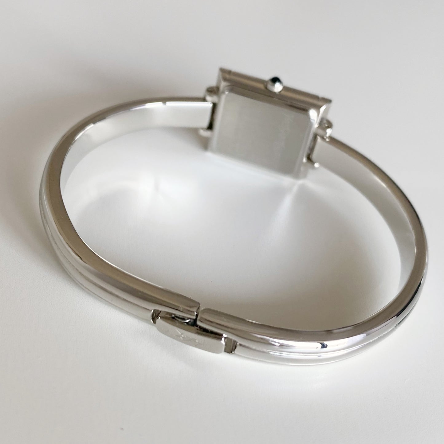 Yves Saint Laurent 1990s  Silver Bangle Watch