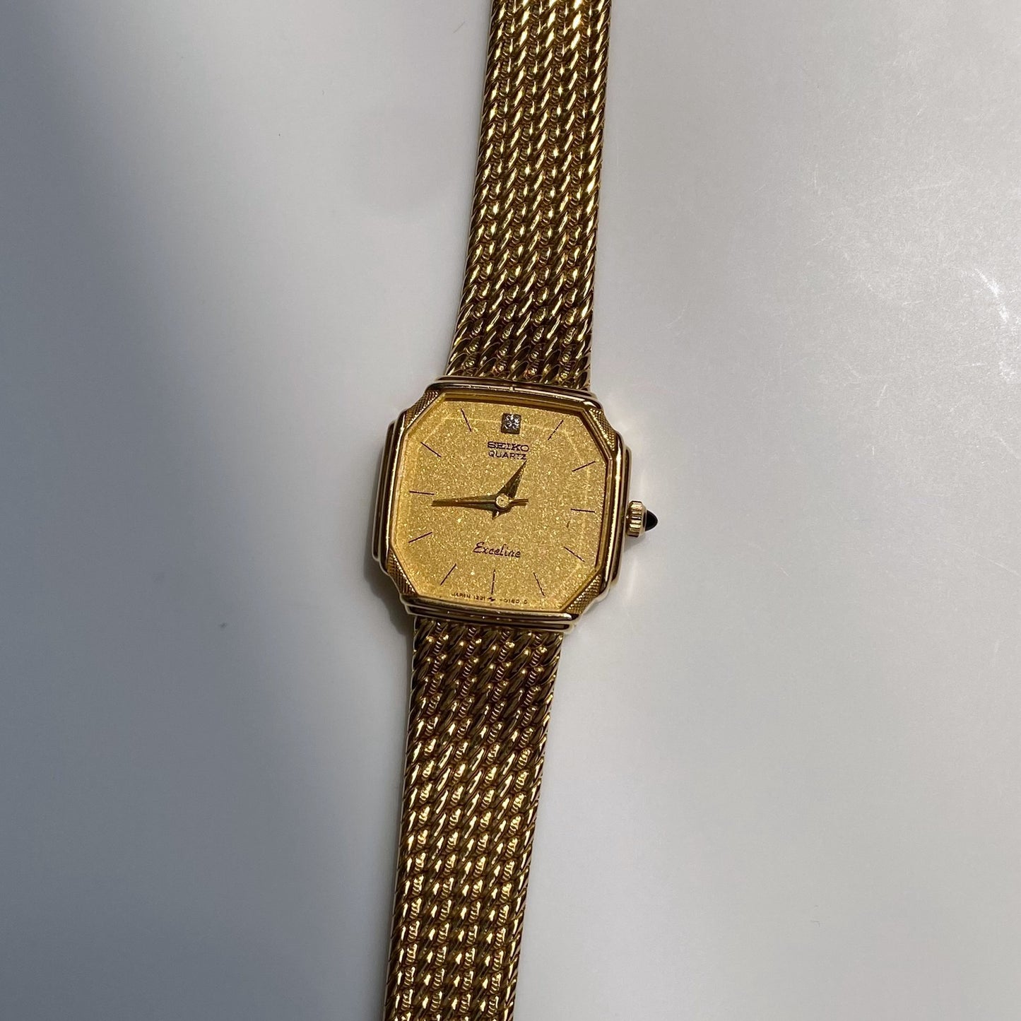 Vintage Seiko Exceline Gold Plated Square Watch